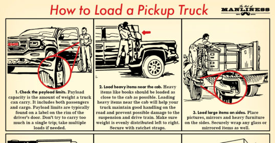 Learn the proper way to load a pick-up truck for safe transportation.