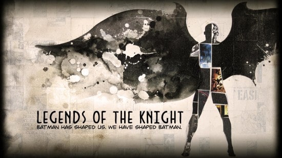 The podcast cover featuring Batman, a legendary hero.