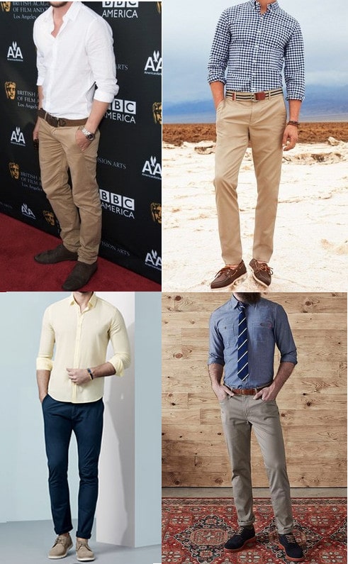 casual men's shoes to wear with khakis