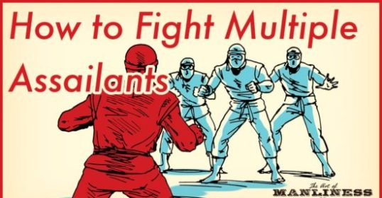 Learn effective strategies on how to fight multiple assailants.