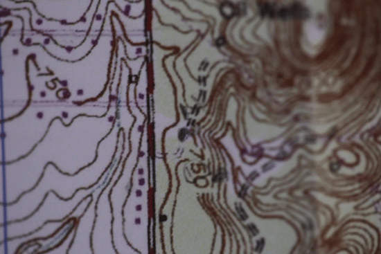 Land navigation plotting mgrs coordinates points. 