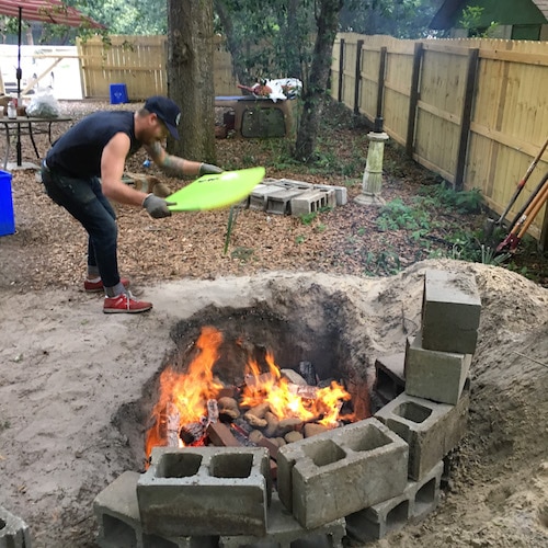 How To Roast A Pig Underground The, Hawaiian Fire Pit