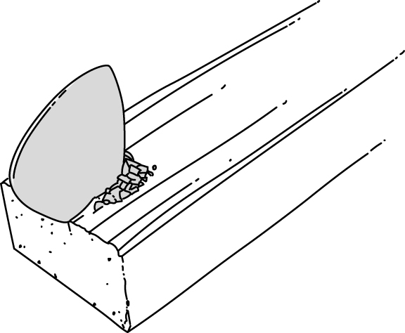 Fire with guitar pick survival hack illustration.