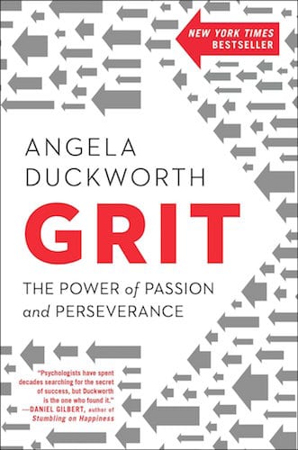 Grit by Angela Duckworth, book cover.