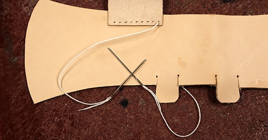 Leather Sewing.