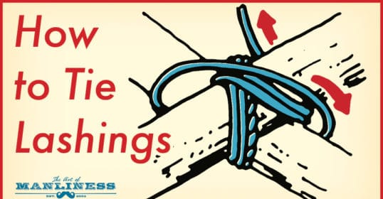 Learn how to tie lashings using this simple guide.