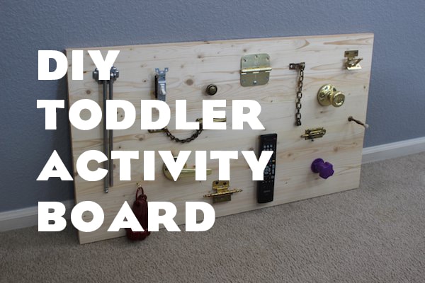 toddler fidget board