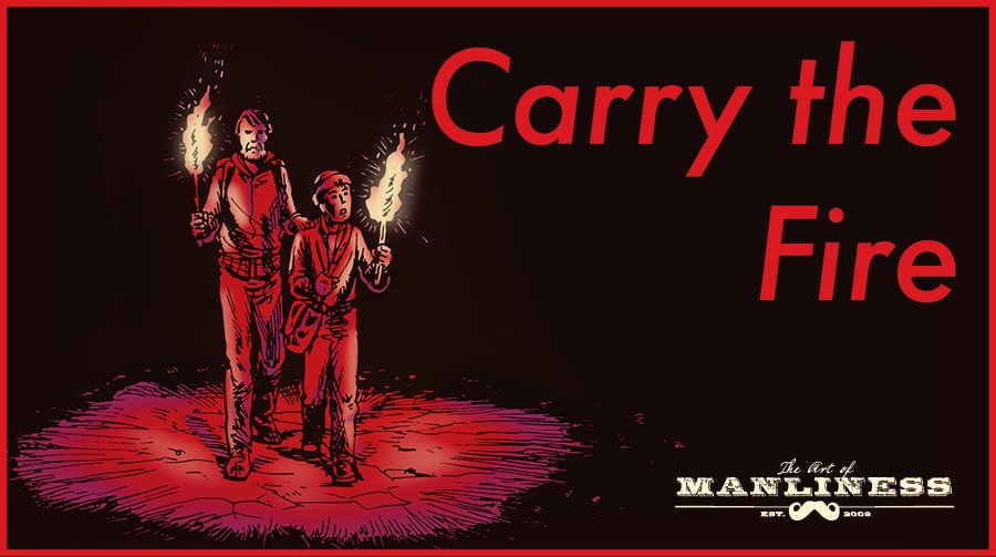 Carry the fire the road cormac mccarthy illustration.