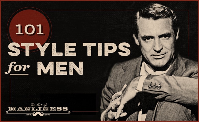 101 Style tips for men.