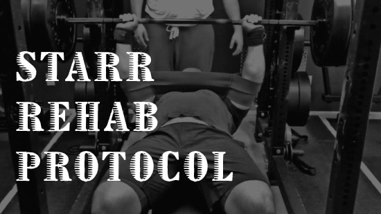 Starr rehab protocol for muscle tears and strains.