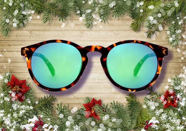 Dipseas sun glasses with decorated background.