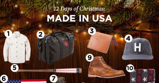 Get ready for the holiday season with these Christmas Gifts, all made in the USA. Perfect for Travelers and anyone looking to celebrate the 12 days of Christmas in style. Bring a touch of American