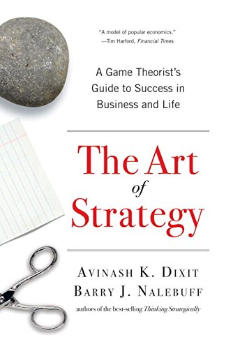 The Art of Strategy by Avinash Dixit, book cover.