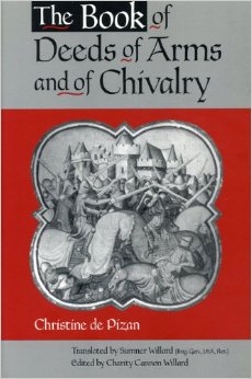 The Book of Deeds of Arms and Chivalry by Christine de Pizan, book cover.