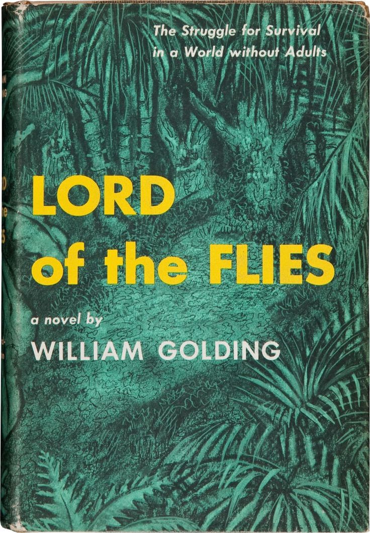 The Lord of the Flies by William Golding, book cover.