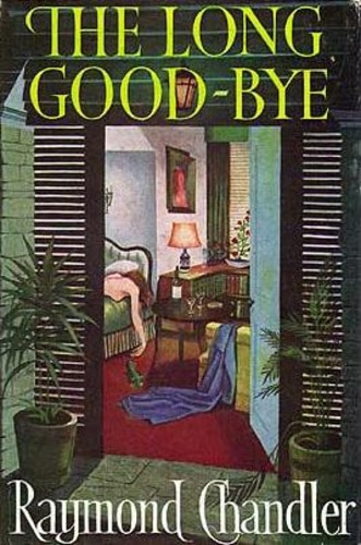 The Long Goodbye by Raymond Chandler, book cover.