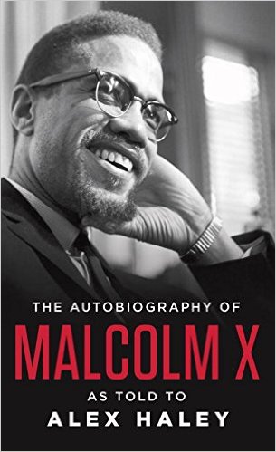 The Autobiography of Malcolm X by Alex Haley , book cover.