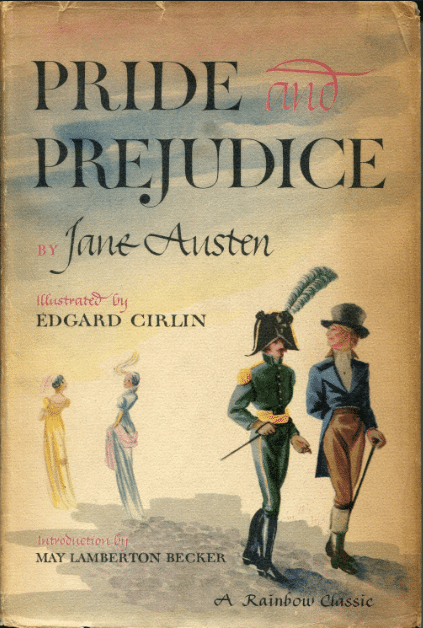 Pride & Prejudice by Jane Austen, book cover.