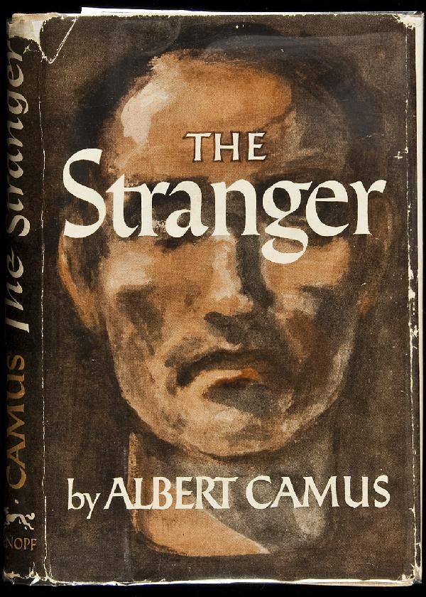 The Stranger by Albert Camus, book cover.