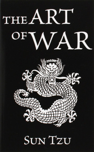 The Art of War by Sun Tzu, book cover.