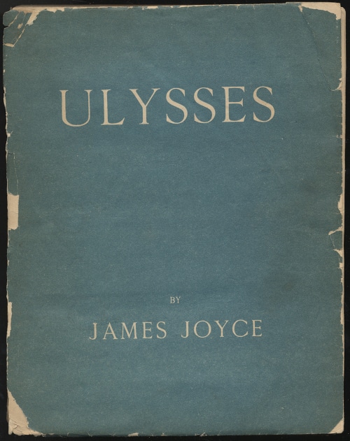 Ulysses by James Joyce, book cover.