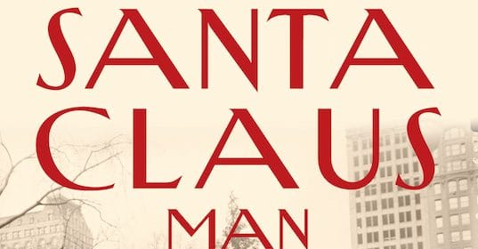 The podcast cover featuring Santa Claus Man.