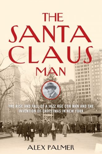 Book cover, the santa claus man by Alex palmer.