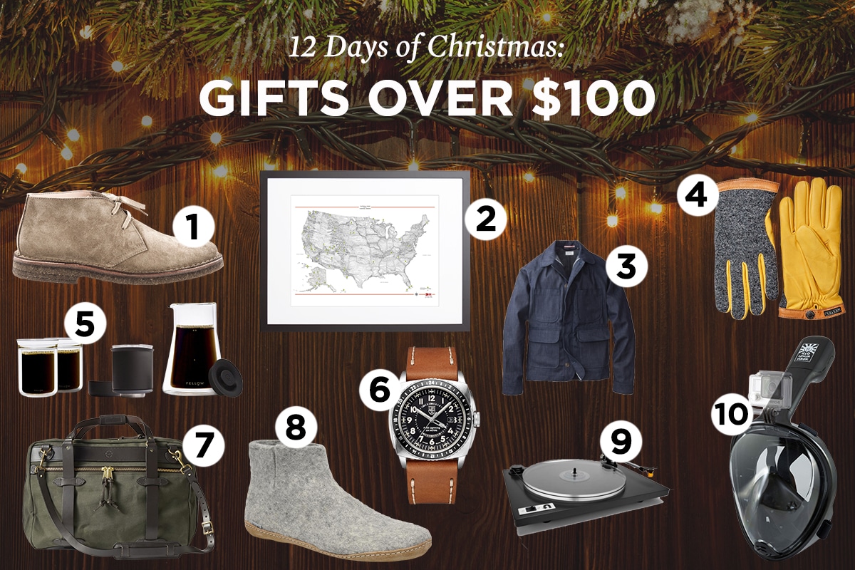 Get ready for 12 days of luxurious Christmas gifts, all priced over $100. Treat yourself or a loved one to each extraordinary present in this extravagant collection.