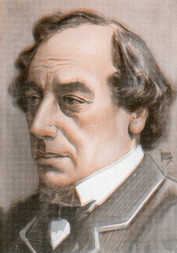 Benjamin disraeli illustration.