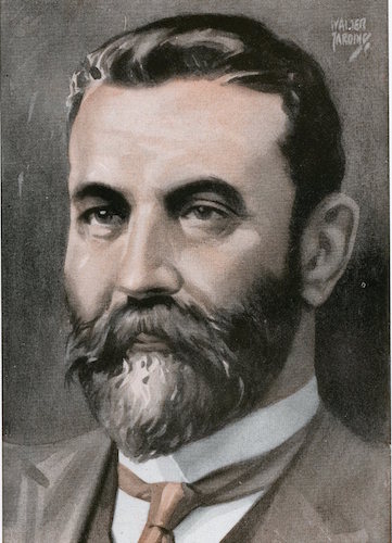 Alfred deakin illustration.