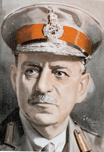 Sir john monash illustration.