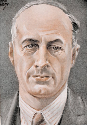 Sir Douglas mawsan illustration. 