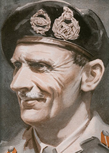 Bernard law montgomery illustration.