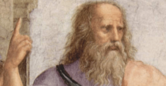 A painting of a man with a beard showing his Thumos spirit.