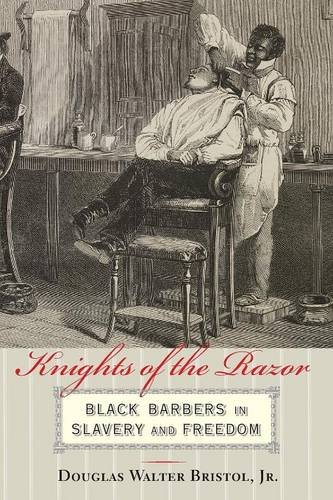 Book cover, knights of the razor by Douglas Walter Bristol.