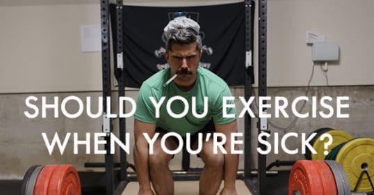 Should you train when you're sick?