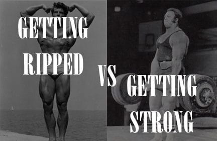 Choosing between getting ripped and getting strong can depend on your fitness goals and priorities. If you're looking to build muscle mass, focus on getting strong through weight training and proper nutrition. On the other hand