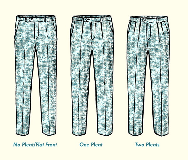 No sale pleat pants