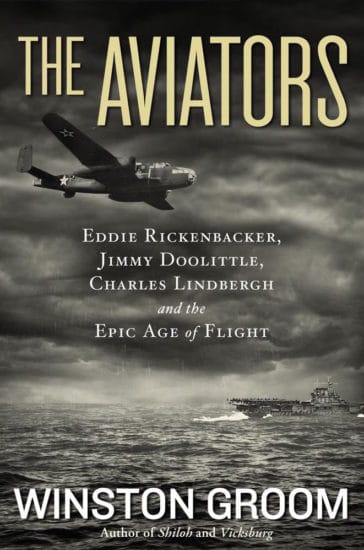 The aviators, book cover by winston groom.