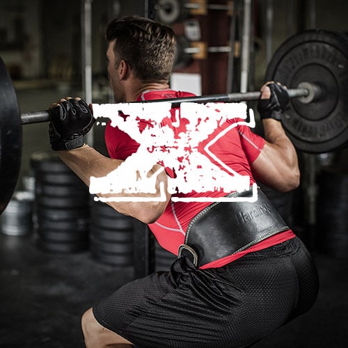 How not to use and wear a weightlifting belt wile working out.