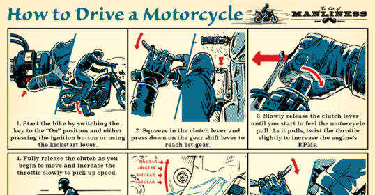 Learn how to drive a motorcycle.