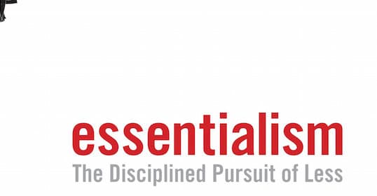 Podcast about Essentialism, the disciplined pursuit of less.