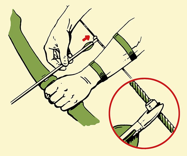 how to make a bow and arrow