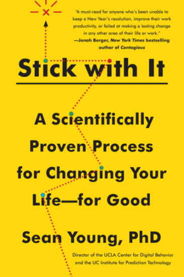 A wallpaper of stick with it scientifically proven process.