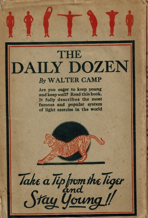 the daily dozen pamphlet by walter camp