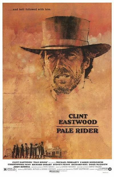 Pale rider clint eastwood movie poster. 