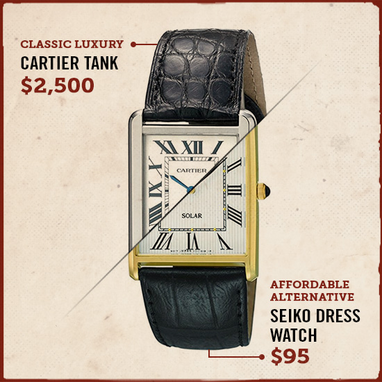 watches similar to cartier tank