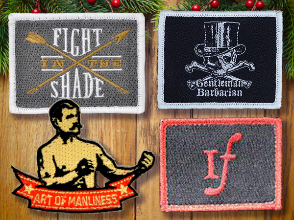 Different morale patches by Art Of Manliness.