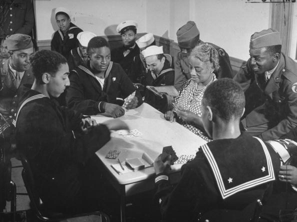 Vintage seamen playing cards. 