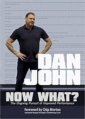 Dan john now what, book cover.